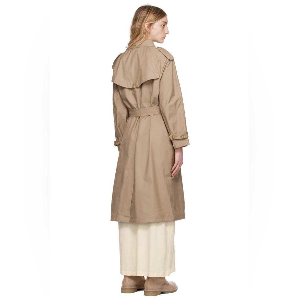 MAX MARA Beige The Cube Belted Trench Coat - Picture 2 of 9